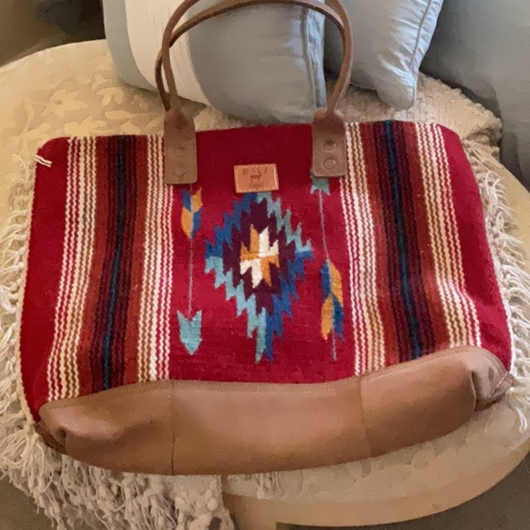 Will Southwest Leather and Wool Large Bag - Picture 11 of 15